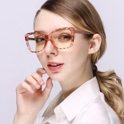 China From Cat Eye Blue Light Filter Optical Frame New Fashion Oversized TR90 Glasses Reading Glasses for sale