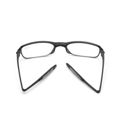 China Best wholesale small volume thin black glass folding reading glass frame reading glass for sale