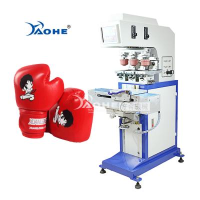 China PENS.TOYS. Multicolor KEYBOARD.PLASTIC METAL PRODUCTS Boxing Gloves Pad Printing Machine Glove Pad Printing Press for sale