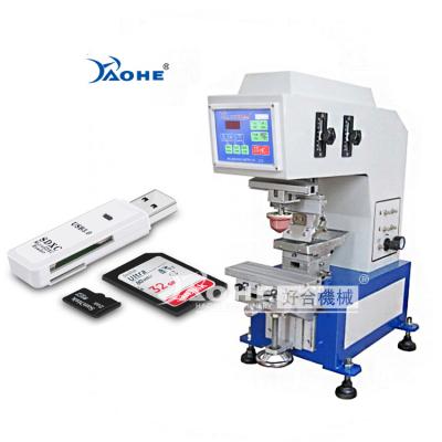 China SD Card Printing One Color Micro SD Memory Card USB Flash Drive CD Cover Pad Printing Machine for sale