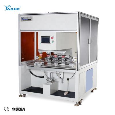 China Servo Driven 4 Color Pad Printing Machine Full Pad Printing Machine With Shuttle for sale