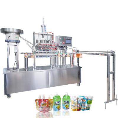 China Automatic Beverage Bag Juice Spout Pouch Filling Machine Juice Packing Machine Pouch for sale