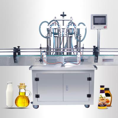 China Automatic Food Machinery Milk Fill / Dishwashing Liquid Linear Filling Machine for sale