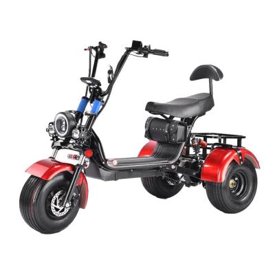 China Big power 3 wheel passenger tricycle scooter adult electric tricycle tuk tuk tuk with lithium battery for sale