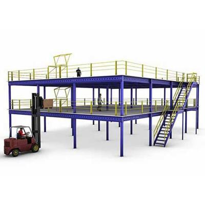 China Corrosion Protection Mezzanine System Attic Loft Mansard Mezzanine Platformracking For Rack Shelves Shelf Racking for sale