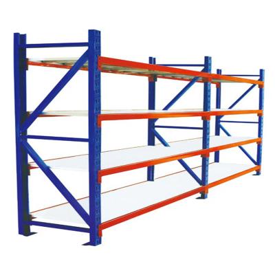 China Factory Warehouse Corrosion Protection Powder Coated Light Duty Adjustable Goods Storage Steel Shelf for sale