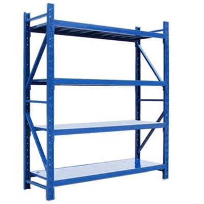 China Corrosion Protection Metal Warehouse Light Duty Steel Shelf Long Span Storage Shelving for sale