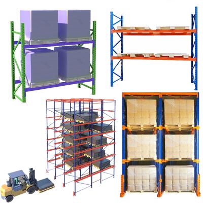 China Corrosion Protection Warehouse Drive In Push Back Heavy Duty FIFO Rack Storage Shelf Lifter For Racking Rack Shelves for sale