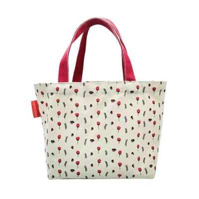 China Cotton Wholesale Tote Bag Promotional Reusable Handled Shopping Bag Bag With Zipper With Tags for sale