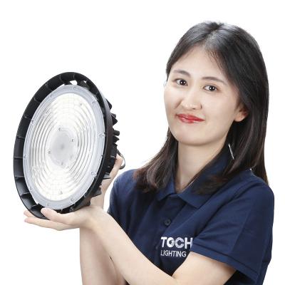 China Warehouse compact unique design led industrial light with UFO led high bay light highbay 100w 180lm best price for sale