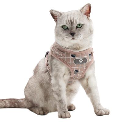 China Wholesale Custom Logo Sustainable Adjustable Eco Friendly Soft Padded Car Seat Safety Strap Pet Dog Harness Small Padded Harness for sale