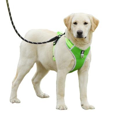 China Hot Selling Viable Outdoor Breathable Comfortable Pet Chest Strap Designer Protective Vest Strap Training Back Harness for sale