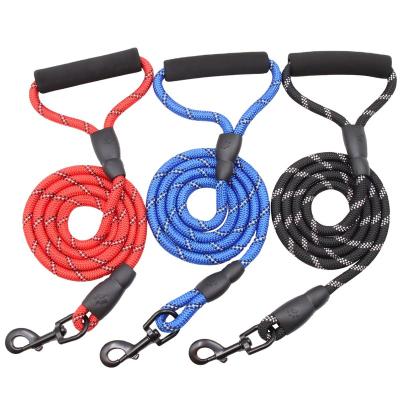 China Factory Direct Sale Viable Customized Color Safety Adjustable Led Nylon Dog Traction Collar And Bright Leash Pet Harness for sale