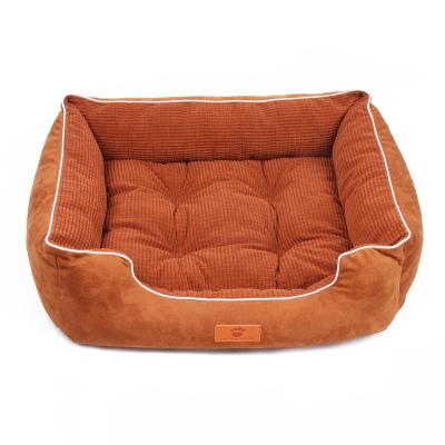 China 2022 New Design Fashion Viable Pet Beds For Dogs And Cats Cheap Designer Dog Beds Lucky Pet Dog Beds for sale