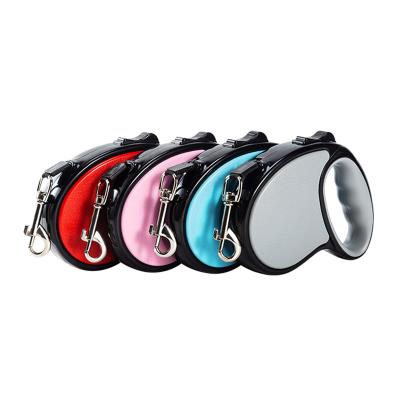 China Wholesale New Pet Products Automatic Retractable Private Label Adjustable Pet Products Nylon Material Stocked Dog Leash for sale