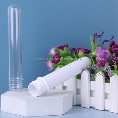 China Hot Selling Transparent Medicine Test Tube With Screw Cap 30ml 40ml 45ml 50ml 55ml 60ml Aluminum Clear PET Round Bottom Plastic Bottle for sale