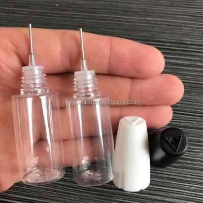 China Safe Clear Needle Tip Applicator Triangle Brand CSEC Resistant Cap Child Proof Oil Gel Transparent Cap 10ml 15ml 20ml 30ml 1oz Transparent Seam Packing Plastic Bottle of PET for sale