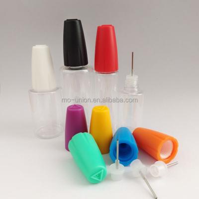 China 10ml 15ml 20ml 30ml 1oz Oil Machine Eye Drop Applicator Transparent Refillable Sewing Plastic Bottle Heavy Duty Triangle Mark C&C Center Needle Resistant Child Safe trick for sale