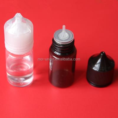 China Factory wholesale V3 plastic bottle kid and fat 10ml 15ml 30ml 60ml 100ml 120ml vape e juice PET V3 clear black short plastic bottle tamper proof for sale