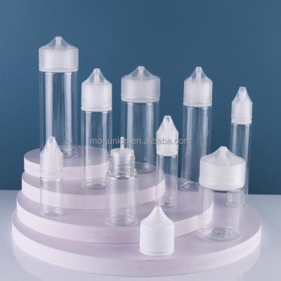 China V3 Plastic Bottle RTS in Clear Black PET Refill Squeeze Bottle Plastic Eliquid Kid Safe Tamper Proof 10ml 15ml 30ml 50ml 60ml V3 e for sale