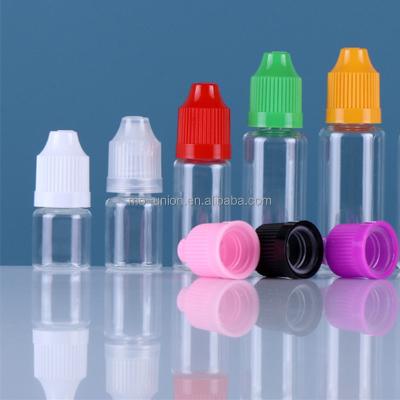 China 3ml 5ml 10ml 15ml 20ml 30ml 50ml 100ml Long Tip and Oil Cap Bottle PET Safe Clear Child Proof Kid Safe Bottle RTS In Long Running Thin Plastic Packaging for sale