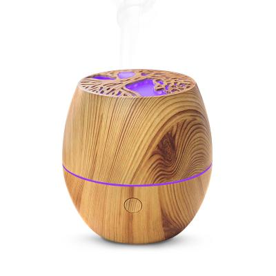 China RV 2020 Ultrasonic Cool Mist USB Mini Cotton Air Humidifier Aroma Diffuser with 7 Color Changing Light for sale