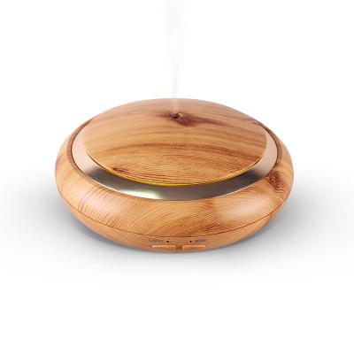 China Household Wood Grain Air Humidifier Ultrasonic Essential Oil Diffuser Fragrance Diffuser Machine for sale