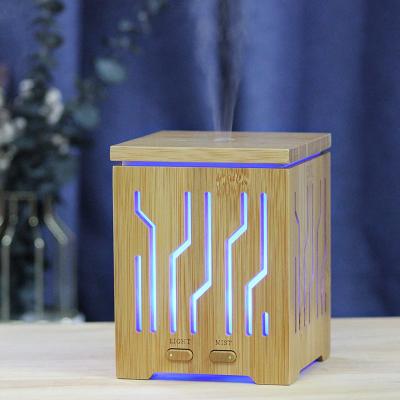 China 2021 Eco-friendly New Nature Bamboo Fragrance 200ml Nebulizer Point In Door Aroma Diffuser for sale