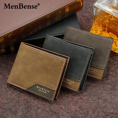 China Money Clip Waterproof Stylish Leather Wallets For Men Slim Purse Multiple Wallet Good Quality Card Holders With Money Clip for sale