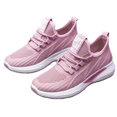 China 2021 New Men Woman Luxury Sneakers Flying Woven Lovers Shoes Korean Casual Breathable Running Shoes Sneakers And Sports Shoes for sale