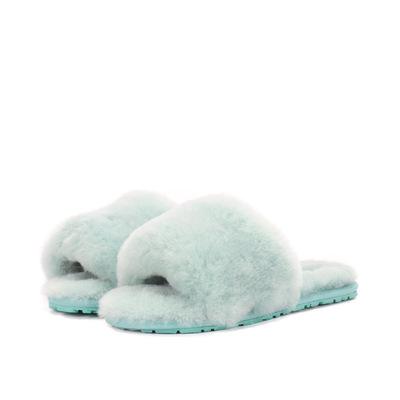 China New Texture Fashion Trend Amazon Fall And Winter Popular Fur Wool Flip Flops Cotton Slippers Snow Boots for sale