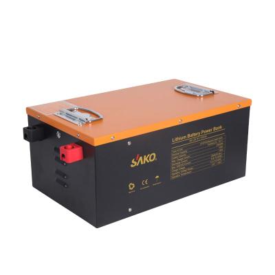 China BMS Deep Cycle Lifepo 4 Lithium Ion Battery 25.6v 200ah Storage Energy System 24v 200ah L566XW322XH291 for sale