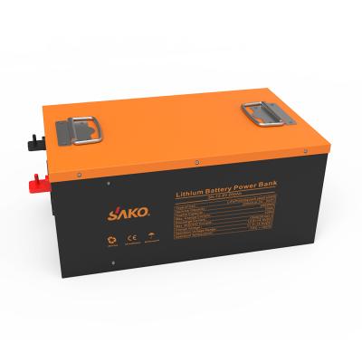 China Original SAKO Home Appliances 24v 25.6v 100ah Lifepo4 Lithium Ion Battery with BMS and Cell Equalizer for Home Energy Storage System Factory Price for sale