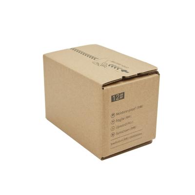 China Recyclable IN STREAM Eco Friendly Custom Packing Courier Corrugated Kraft Paper Logo Logo Postal Mailing Box for sale