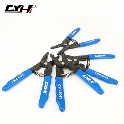 China Ordinary CYH-1041 Cable Crimping Pliers Cutting Multifunctional Self-Adjusting Stripping Tools Crimping Pliers for sale