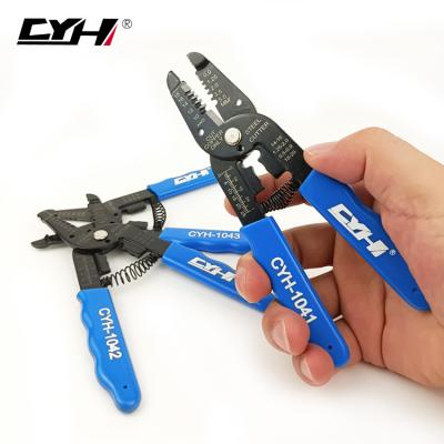 China Wholesale Ordinary Electric High Carbon Special Multifunctional Shear Stripper Pliers CYH-1041 10-18AWG for sale