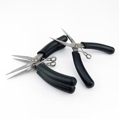 China Ordinary Handle Forceps Safe And Practical Non-slip Jewelry Making Round Nose Pliers for sale