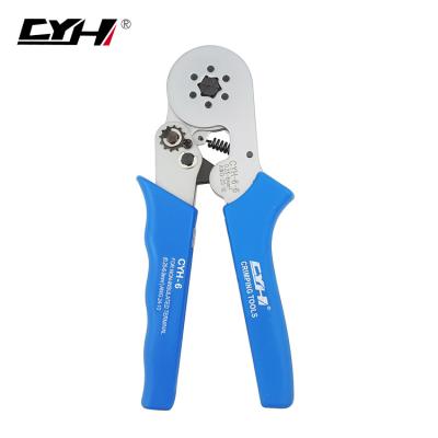 China Plain Crimp Pliers For A.W.G. Ratchet Hand Crimp Tool Pliers Connector Ferrules CYH 6-6 23-10 for sale