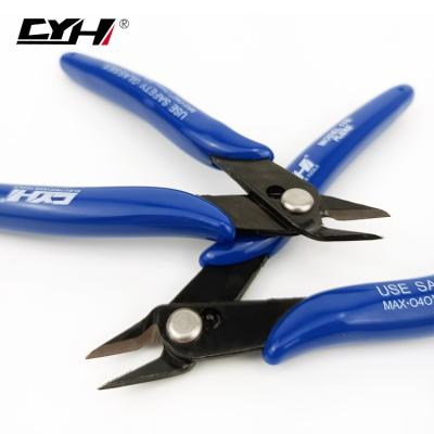 China Factory direct sale ordinary high carbon steel flush pliers 170 wire diagonal side cutter for sale