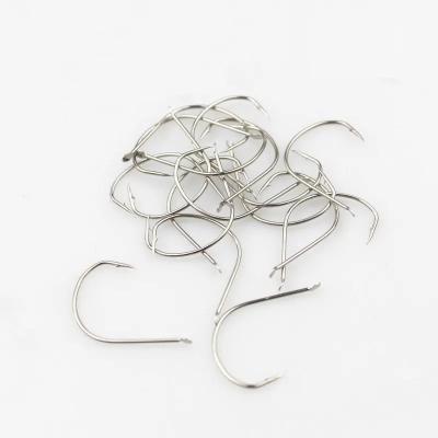 China Factory Wholesale Forged High Carbon Steel Flatted SHRIMP High Strength Fishhook For Saltwater Freshwater for sale