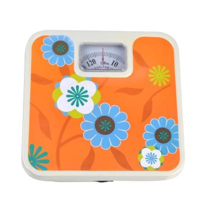 China Weight measuring 130kg high quality mechanical bathroom scale body fat scale with CE, bathroom needle scale for sale