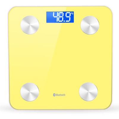 China Big Capacity 180kg Body Fat Blue-tooth BMI Analyzer Smart Personal Digital Electronic Scale for sale