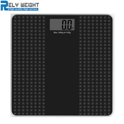 China Folding High Accuracy Tempered Glass 180kg / 100g Electronic Bathroom Counterweight Scale for sale