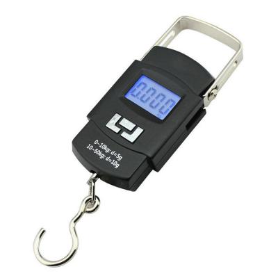 China Mechanical Weight Function 50kg Precision Digital Hanging Luggage Fishing Scale for sale