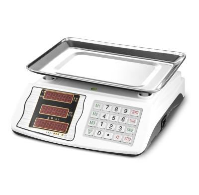 China Factory Wholesale Measuring Price Electronic Weighing Calculating Scales Weighing Price Computer Calculating Scale 3kg/1g for sale