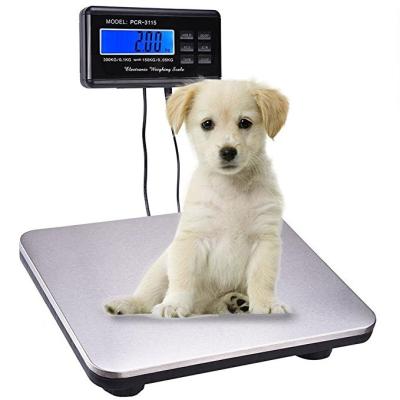 China Weight Function 150kg 300kg Portable Digital Postal USB Pet Weighing Animal Platform Scale for sale