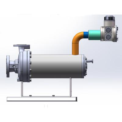 China Hogewarmtebestendige motorpomp in blik voor thermische olie Te koop