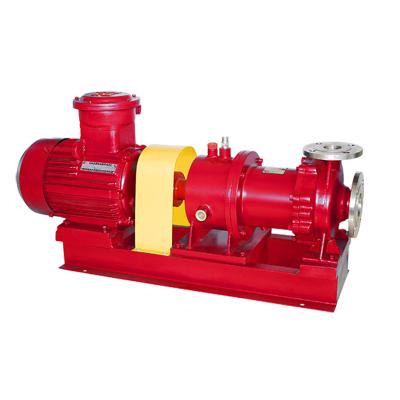 China La impulsión magnética da alta temperatura de Sealless bombea la bomba centrífuga 200m3/H del impeledor 4kw en venta