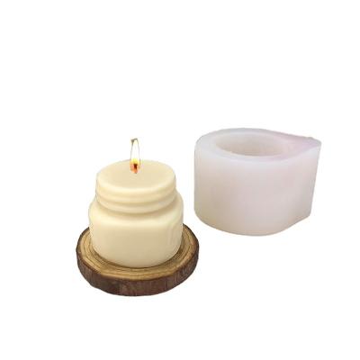 China Viable Three-Dimensional Solid Aromatherapy Candle Silicone Mold DIY Letter Candle Cup Decoration for sale