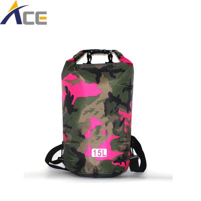 China Large Capacity Multiple Camouflage Light Weight Waterproof Use Bag With Adjustable Strap for sale